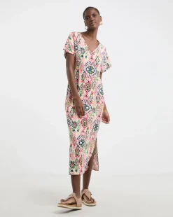 Great Value Soft Touch Midi T-Shirt Dress