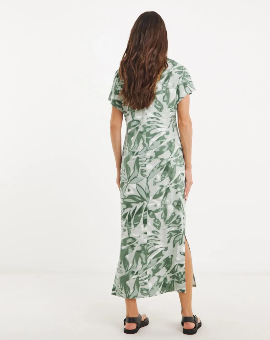 Great Value Soft Touch Midi T-Shirt Dress