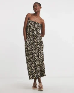 Great Value Soft Touch Strapless Midi Dress