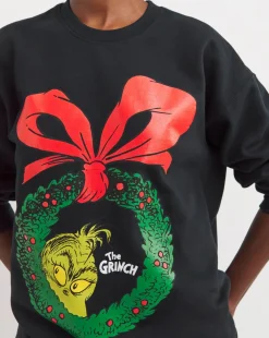 Grinch Christmas License Sweatshirt