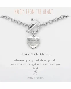 Guardian Angel Heart Bracelet
