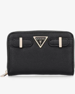 Guess Ali Black Zip Around Wallet