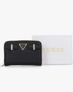 Guess Ali Black Zip Around Wallet