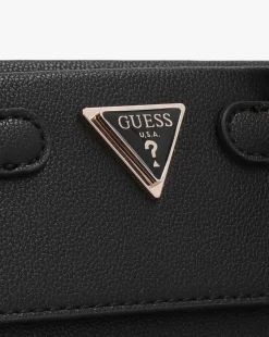 Guess Ali Luxury Black Satchel Bag
