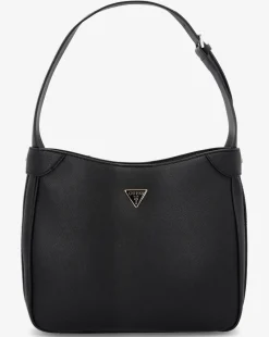 Guess Fedora Black Hobo Shoulder Bag