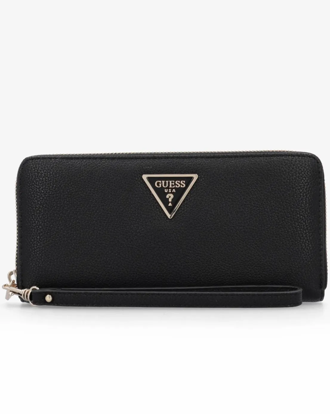 Guess Large Laurel Black Zip Around Wallet