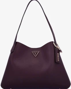 Guess Sora Girlfriend Burgundy Carryall Shoulder Bag