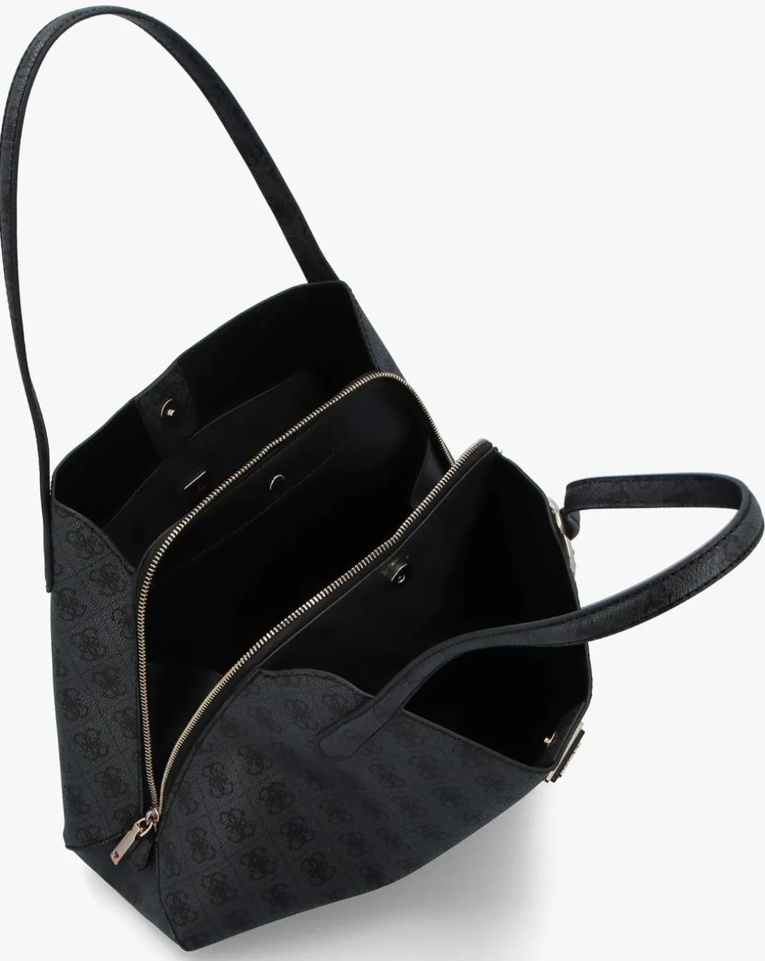 Guess Sora Girlfriend Coal Logo Carryall Shoulder Bag