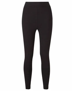 High Waist Cotton Rich Jersey Leggings Long