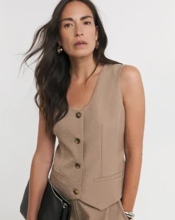 Hotfix Button Through Waistcoat