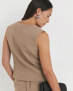 Hotfix Button Through Waistcoat