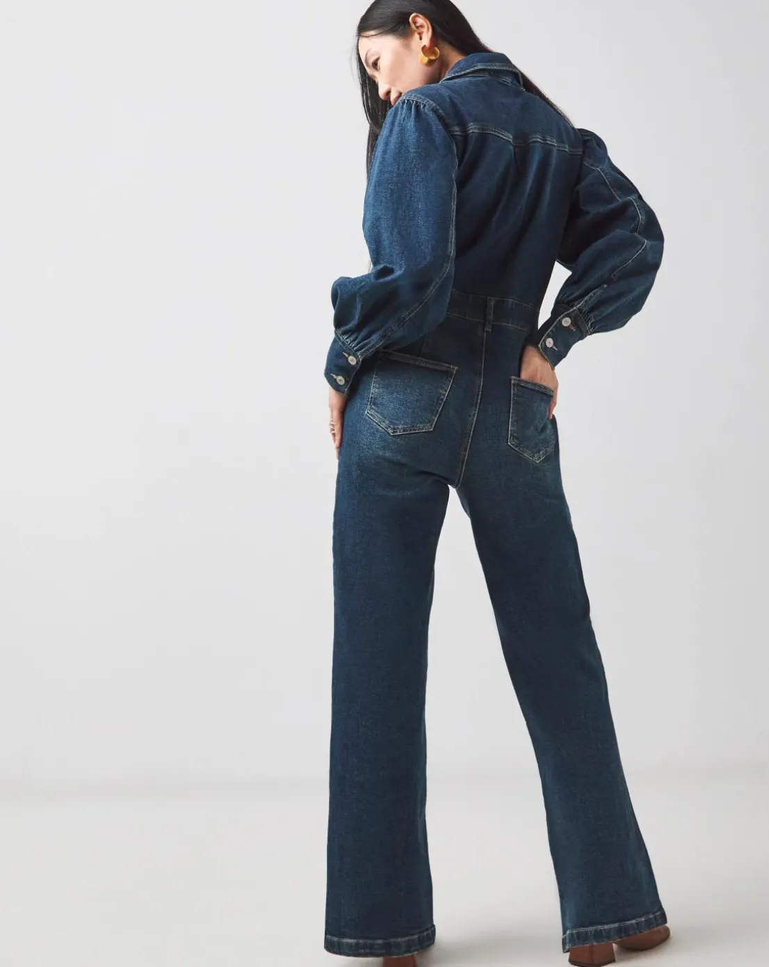 Indigo Denim Jumpsuit