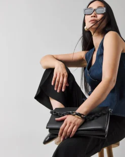 Indigo Denim Longline Waistcoat