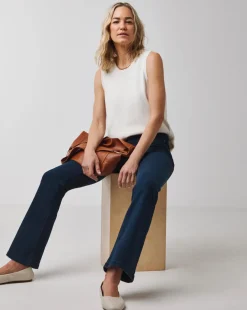 Indigo High Waist Super Soft Bootcut Jean