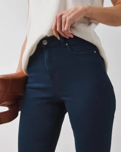 Indigo High Waist Super Soft Bootcut Jean