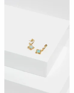 Inicio Aquamarine Earrings - Gift Pouch