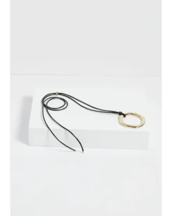 Inicio Gold Plated Semi Precious Pearl And Chain Layered Necklace - Gift Pouch