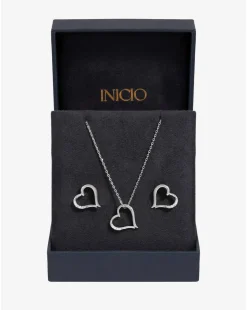 Inicio Heart Pendant Set - Gift Box