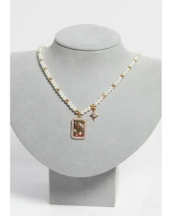 Inicio Pearl Charm Necklace - Gift Pouch