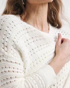 Ivory Crochet Edge To Edge Cardigan