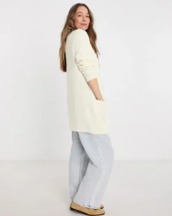 Ivory Pointelle Cardigan