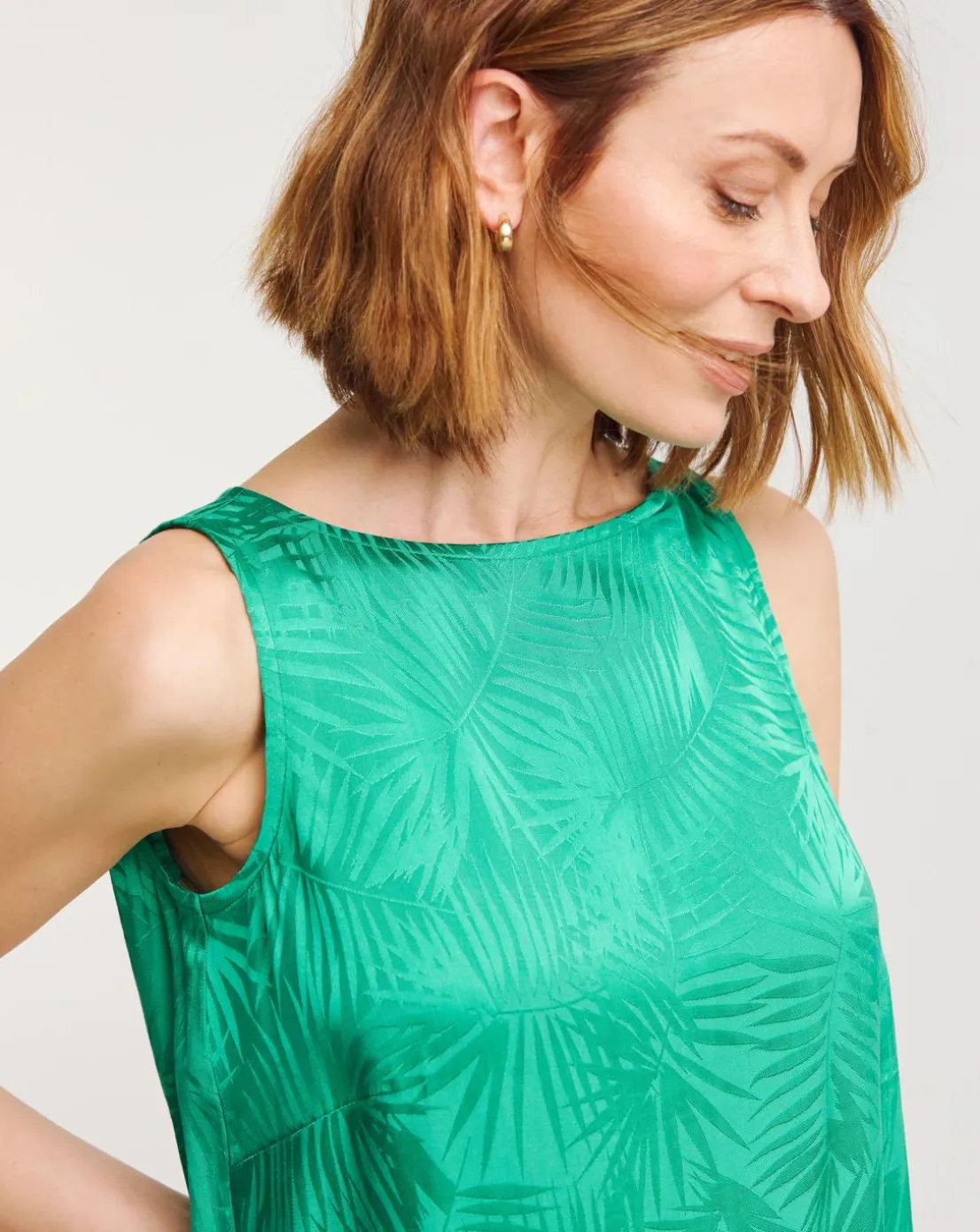 Jacquard Shell Top