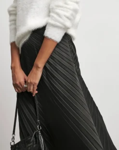 Joanna Hope Asymmetrical Pleated Skirt