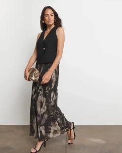 Joanna Hope Asymmetrical Waistcoat With Gold Detail