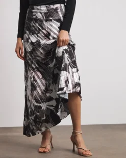 Joanna Hope Asymmetrical Pleated Skirt