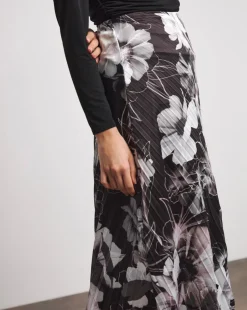 Joanna Hope Asymmetrical Pleated Skirt