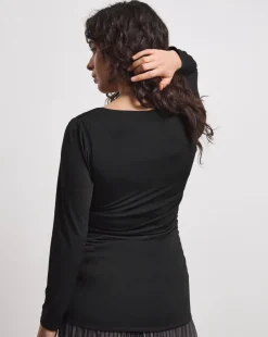 Joanna Hope Aysmmetrical Top With Hardwear Detail