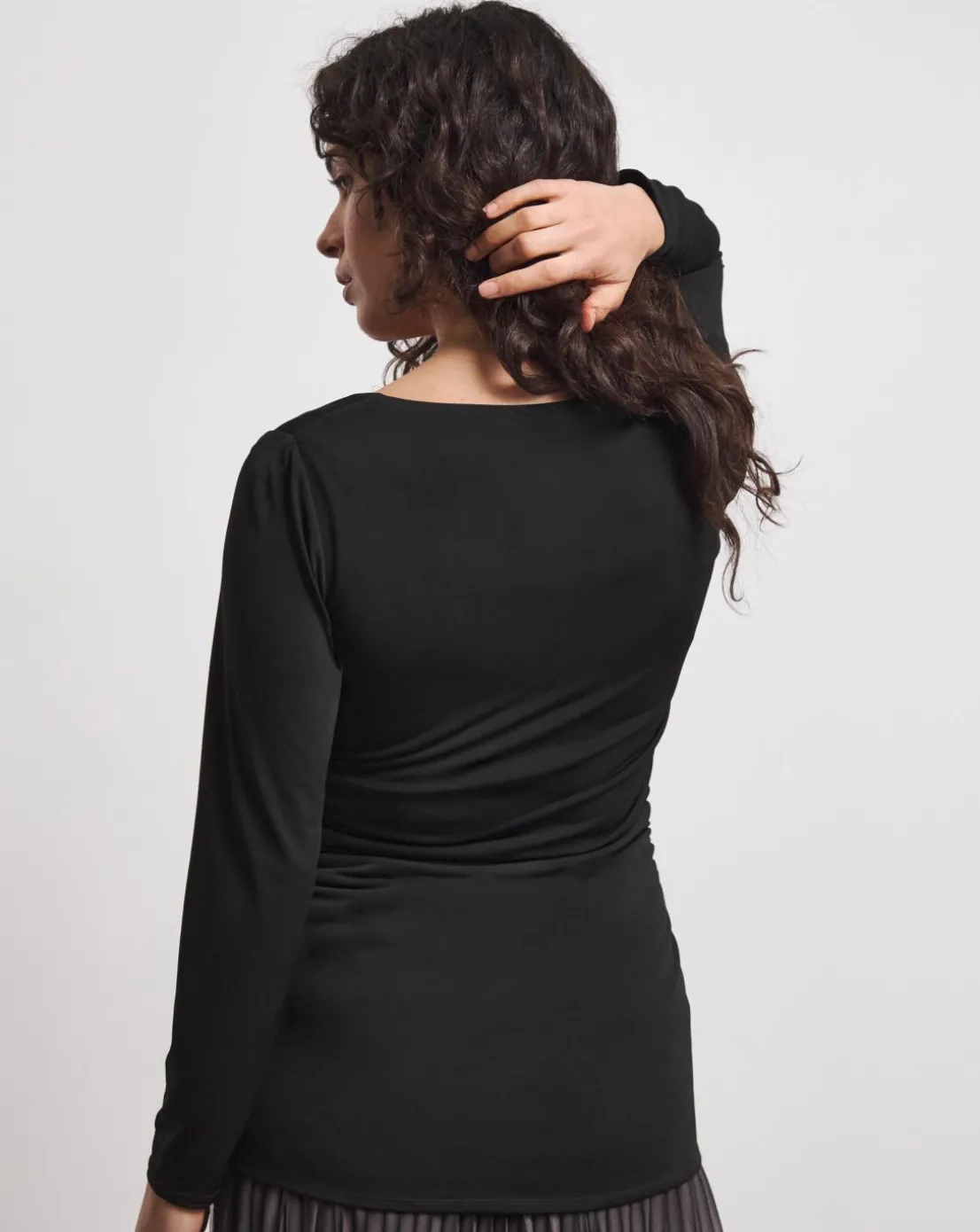 Joanna Hope Aysmmetrical Top With Hardwear Detail