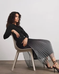 Joanna Hope Aysmmetrical Top With Hardwear Detail