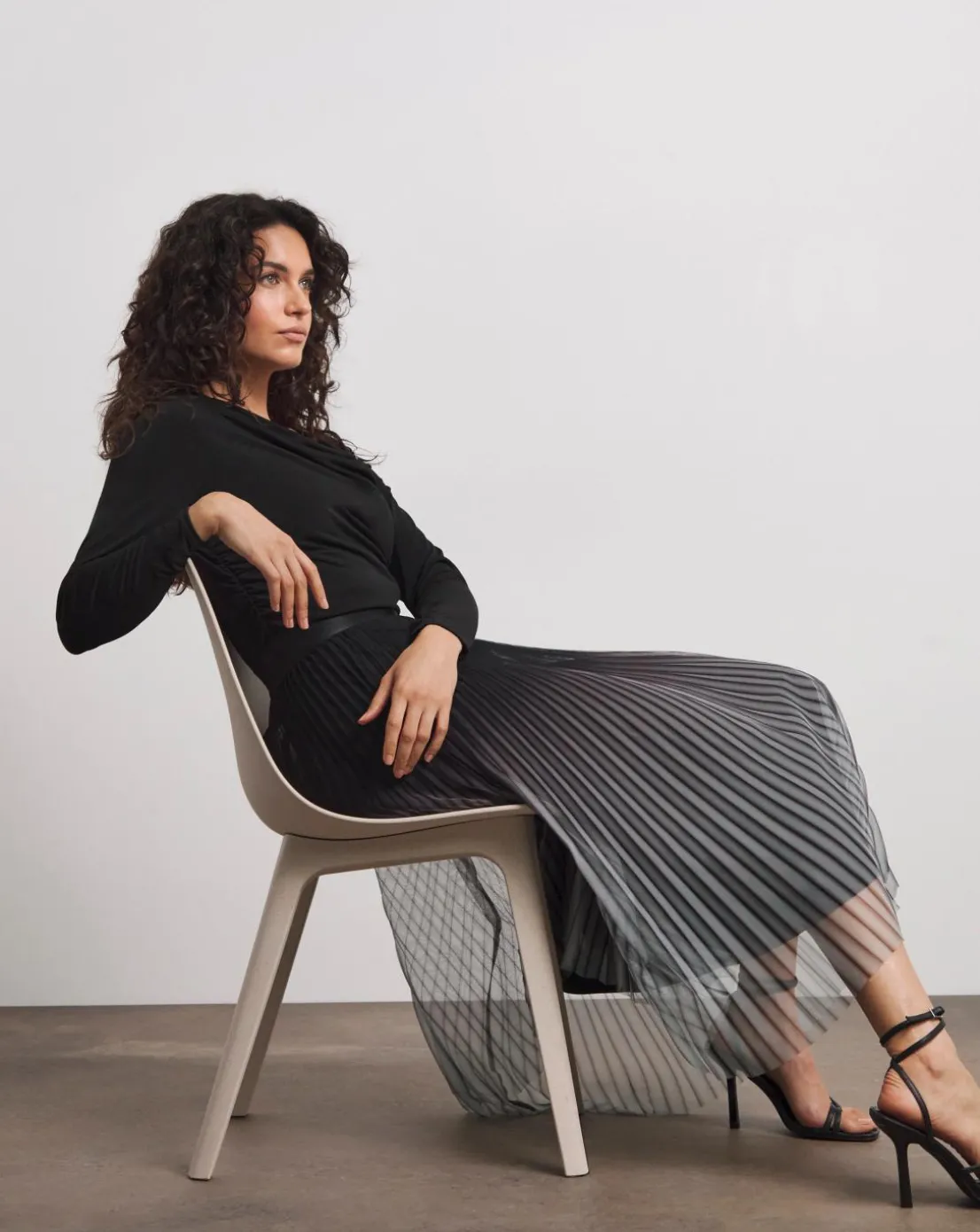 Joanna Hope Aysmmetrical Top With Hardwear Detail