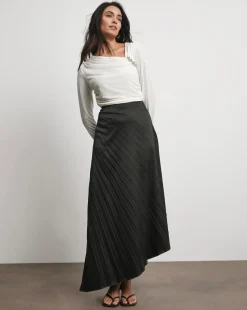 Joanna Hope Aysmmetrical Top With Brooch