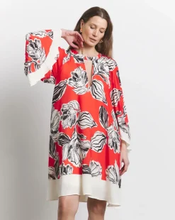 Joanna Hope Bat Wing Shift Dress