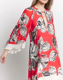 Joanna Hope Bat Wing Shift Dress