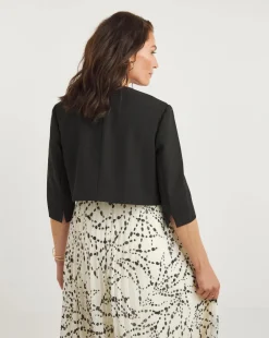 Joanna Hope Black Cropped Jacket