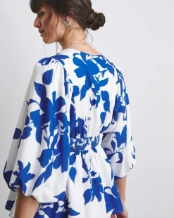 Joanna Hope Blouson Sleeve Blouse