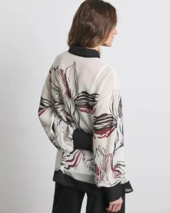 Joanna Hope Border Print Shirt