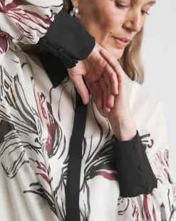 Joanna Hope Border Print Shirt