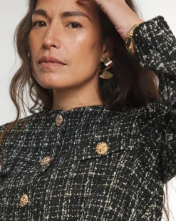 Joanna Hope Boucle Bomber Jacket