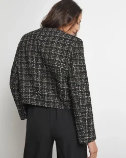 Joanna Hope Boucle Bomber Jacket