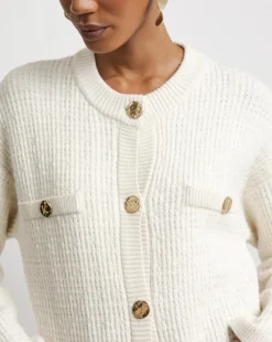 Joanna Hope Boucle Knit Cardigan