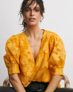 Joanna Hope Burnout Blouse