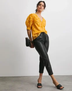 Joanna Hope Burnout Blouse