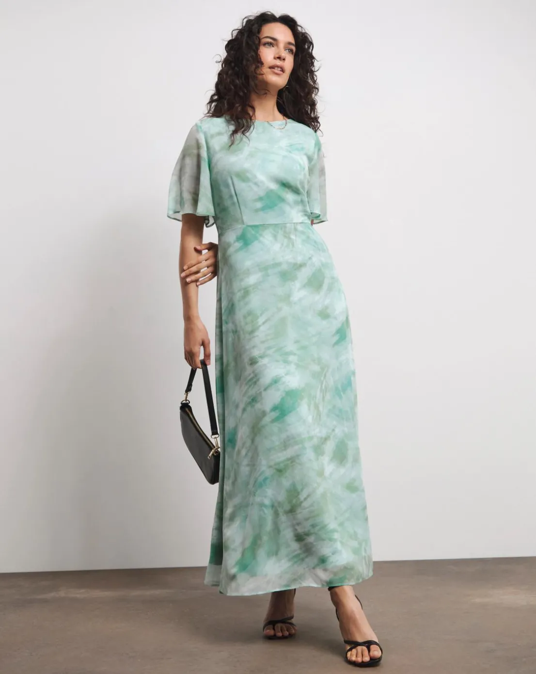 Joanna Hope Chiffon Column Dress