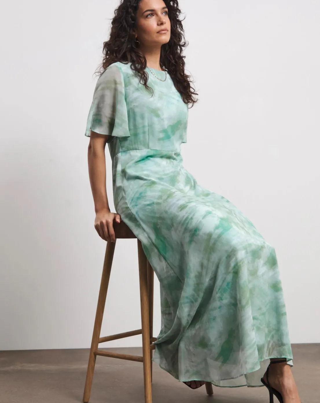 Joanna Hope Chiffon Column Dress