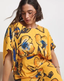 Joanna Hope Drape Sleeve Dress