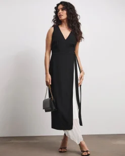 Joanna Hope Dress With Pleated Panel